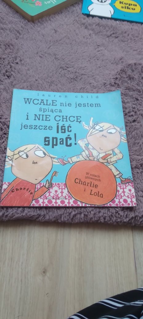 Książeczka Charlie i Lola nie jestem śpiąca