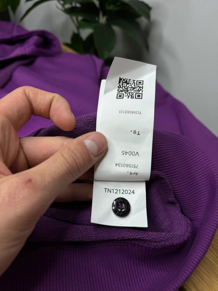 stone island zip hoodie purple