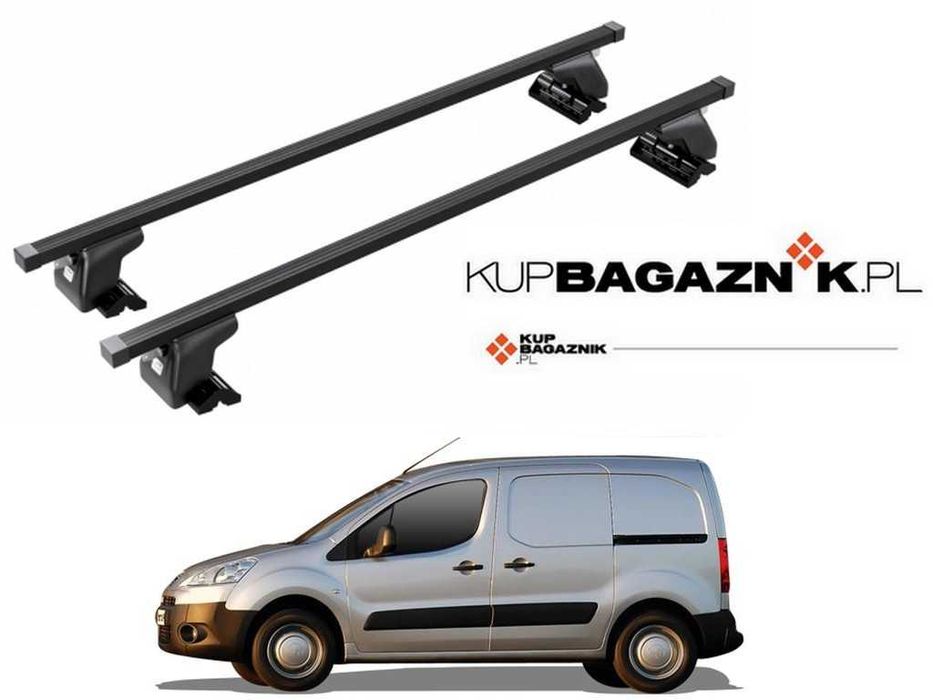 Bagażnik dachowy PEUGEOT Partner II 2008 do 2018 bazowy belki na dach