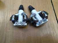 Shimano Deore pedały PD-M520 SPD Białe Polecam