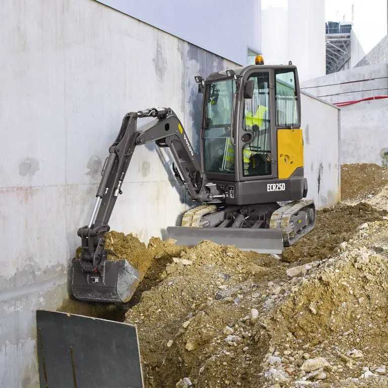 Minikoparka wynajem / koparka Bobcat, Volvo, Wacker 2-8t  Min. 3 dni