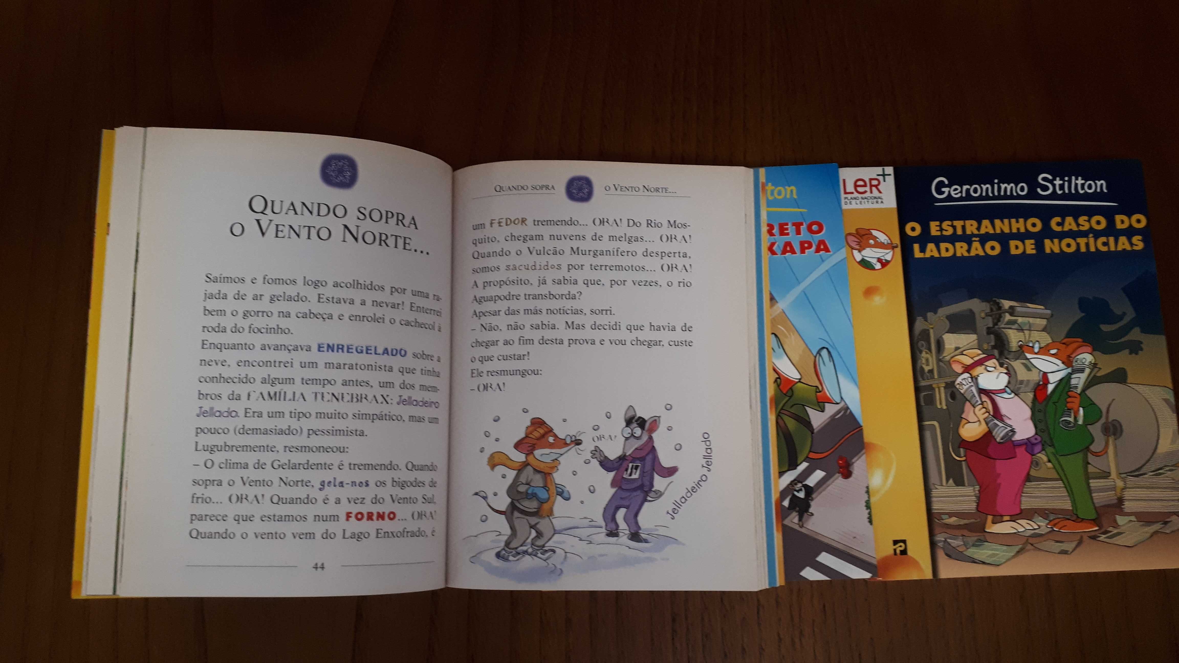 BAIXA DE PREÇO 14€  3 Livros Geronimo Stilton