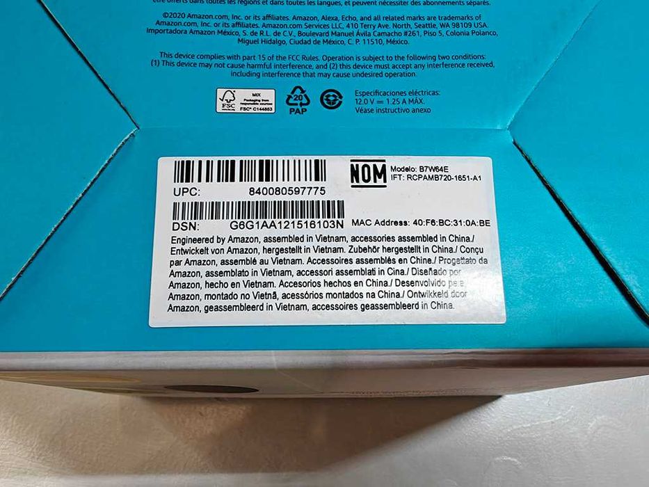 Amazon Echo Dot 4th Gen Smart Speaker - Charcoal