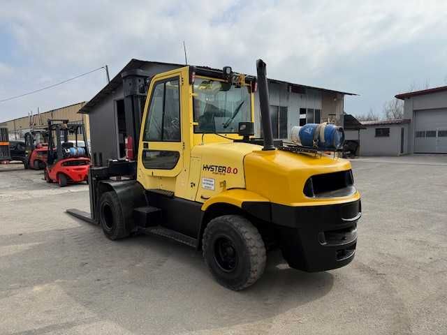 Wózek widłowy HYSTER 8t duplex pozycjoner LINDE H80T