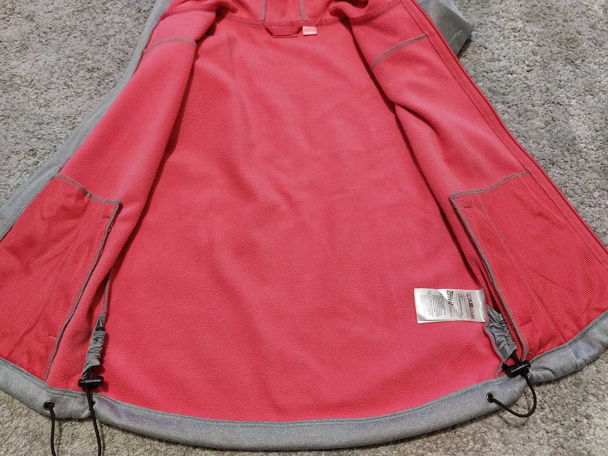 Crivit softshell kurtka bluza r. 134/140 cm dziewczęca