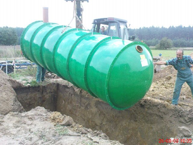 Szambo ekologiczne - szamba - zbiornik na deszczówkę 4000litrów.