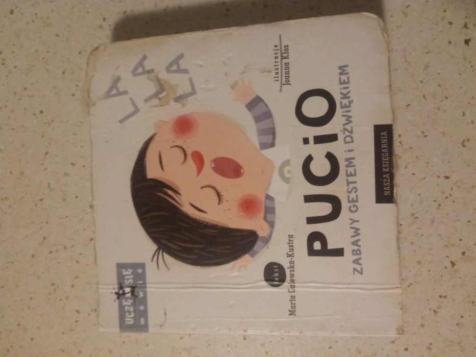 Książka dla dzieci pucio zabawy gestem i dźwiękiem używana