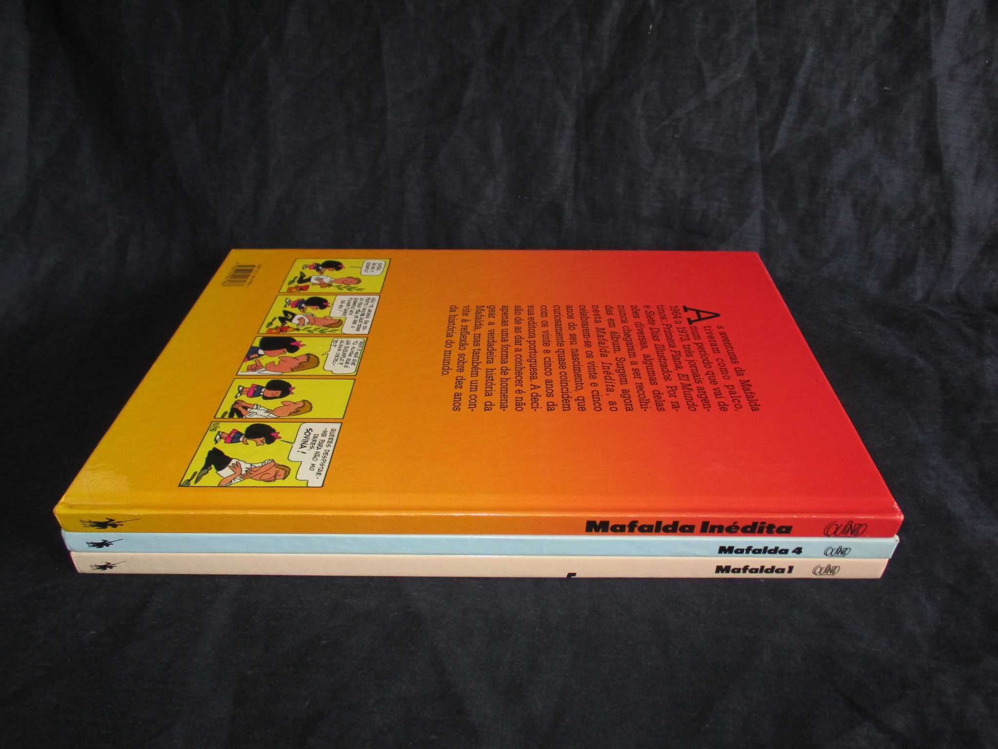 Livro Mafalda Inédita Dom Quixote 1990 CD