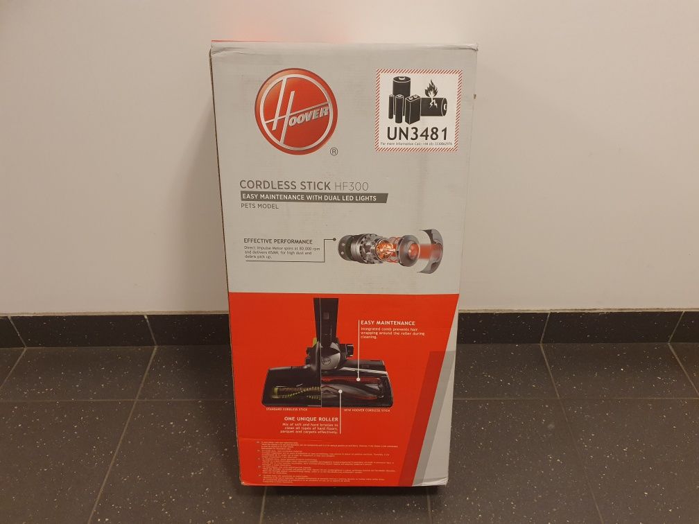 Nowy Bezprzewodowy Odkurzacz Pionowy Hoover HF322TP LED Pets Model