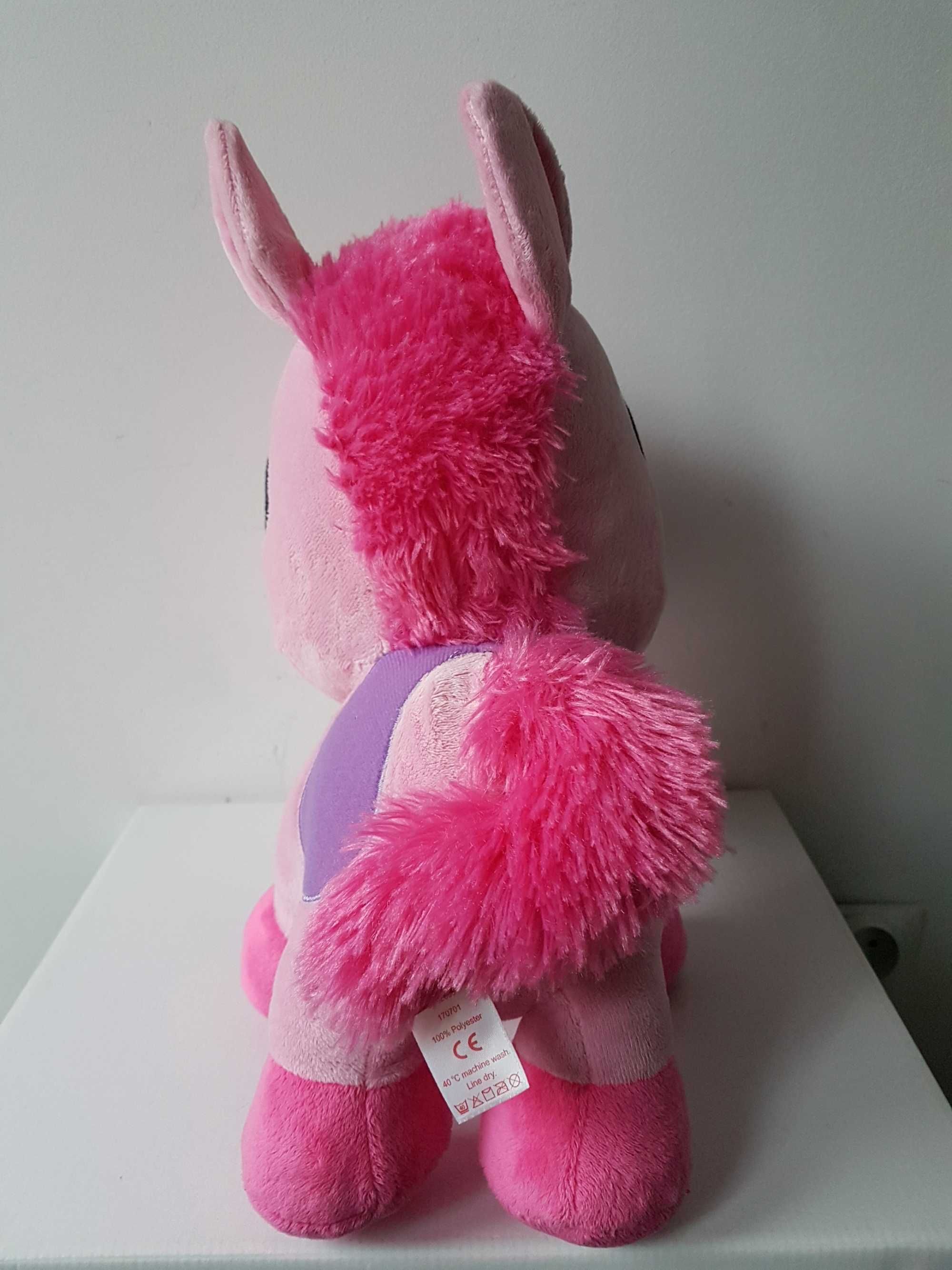 Duży pluszowy różowy konik Pinky 35cm Carousel Tesco Stores