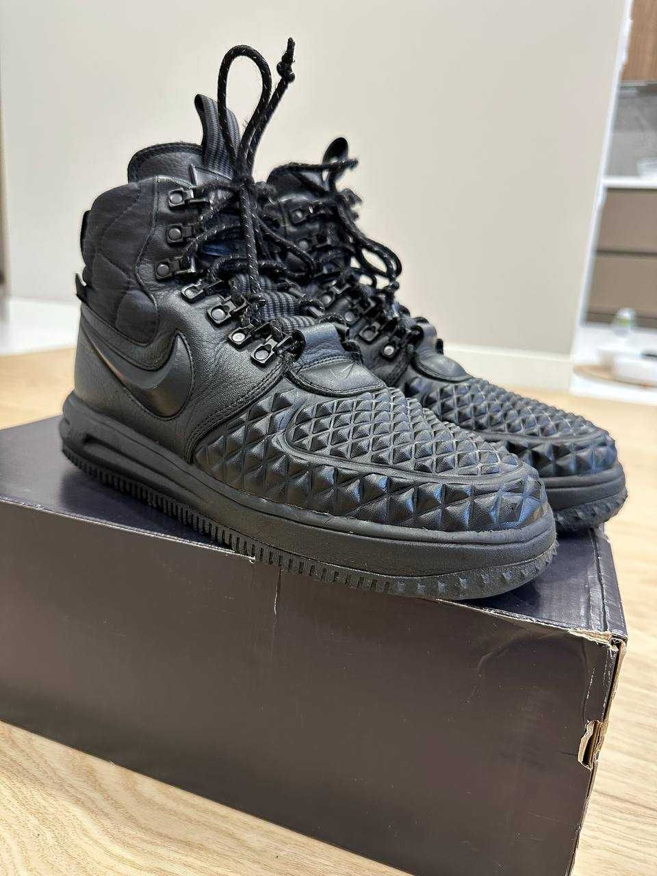 Ботинки черевики чоботи Nike Lunar Force 1 Duckboot Black