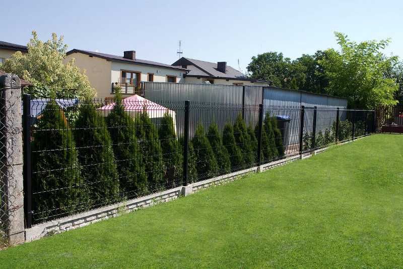 Panele ogrodzeniowe siatka przęsła panel ogrodzenie wys 1,23 4mm