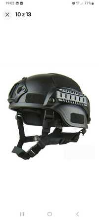 Kask tactical do paintball lub airsoft.