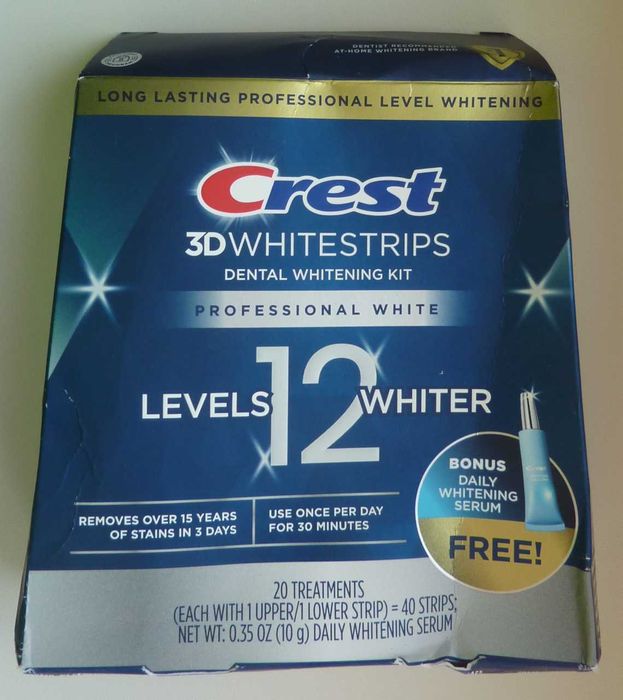 Paski wybielające Crest 3D Professional White 10 pasków z USA