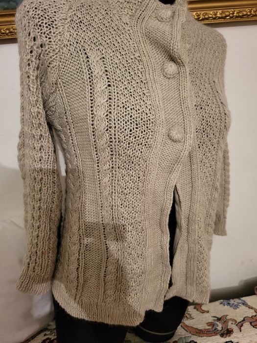 Sweterek na trzy Zatrzaski roz S cena 6zlotych