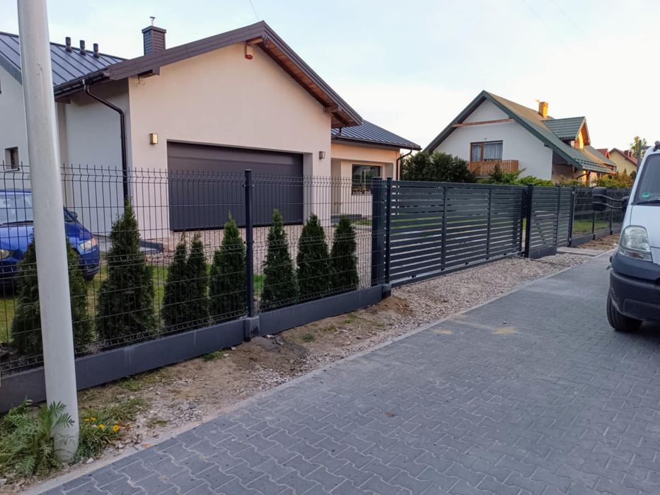 Sprzedaż oraz montaż ogrodzeń panelowych palisadowych bram furtek