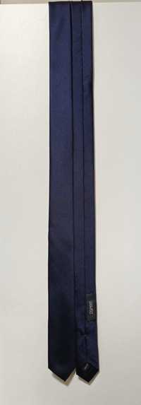 Krawat Esprit (navy blue, 5 cm szer.) - nieużywany