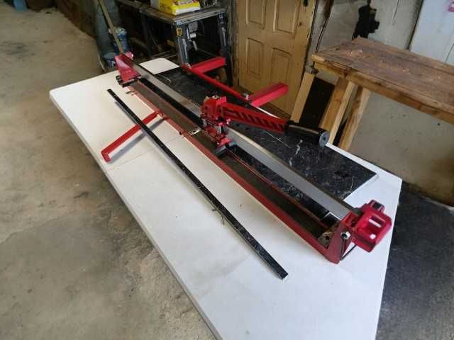 Плиткорез ручной настольный монорельс Fortum 120см плиткоріз ручний