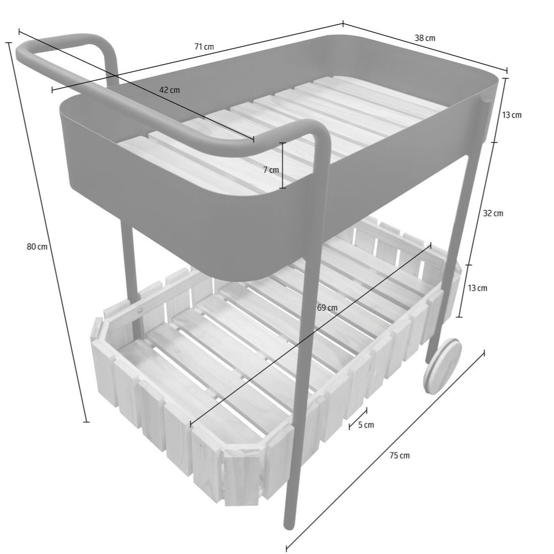 Wózek mobilny lofotwy bar dekoracja loft NOWY stolik barowy