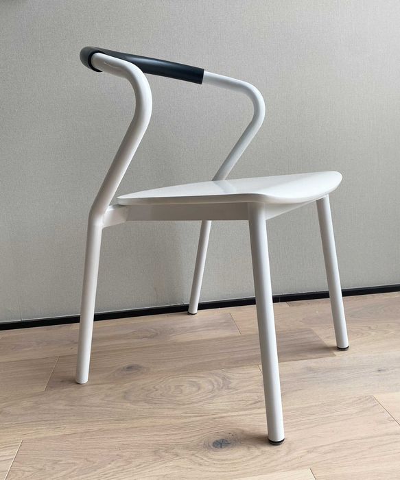 Cena za 4 krzesła | białe nowoczesne duńskie skandynawskie | krzesło