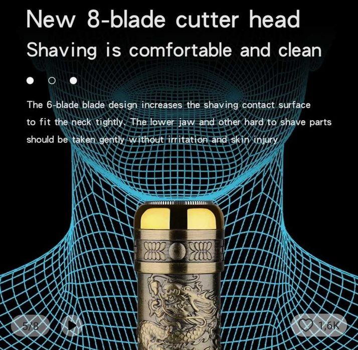 Máquina de barbear elétrica!