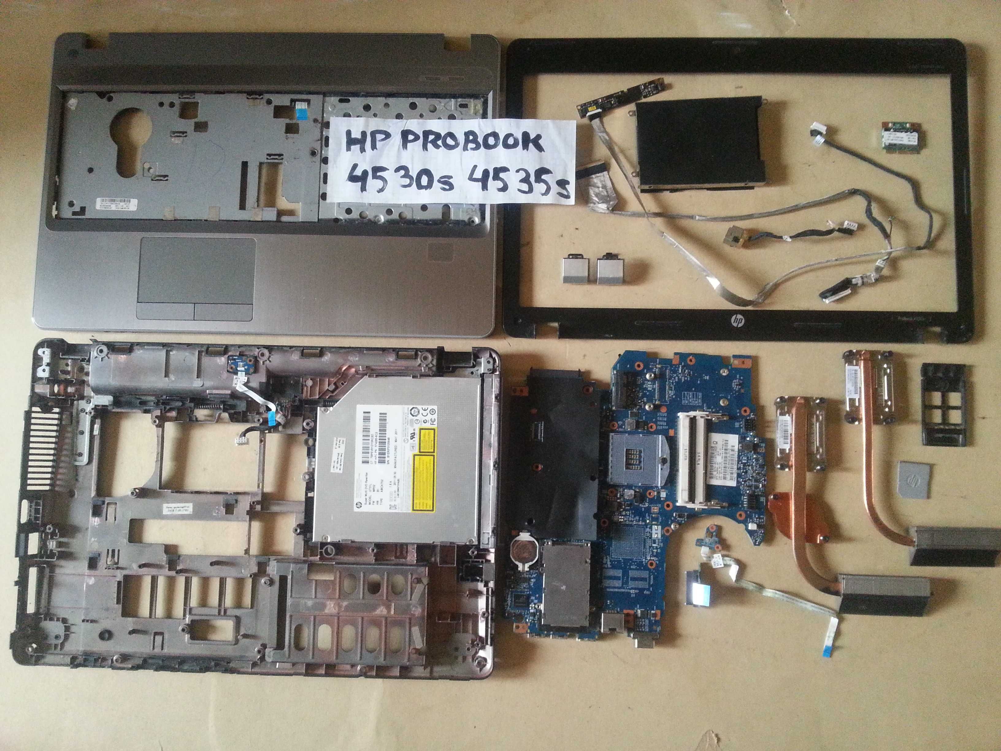HP Probook 4530s / 4535s / 4540s / 4545s разборы