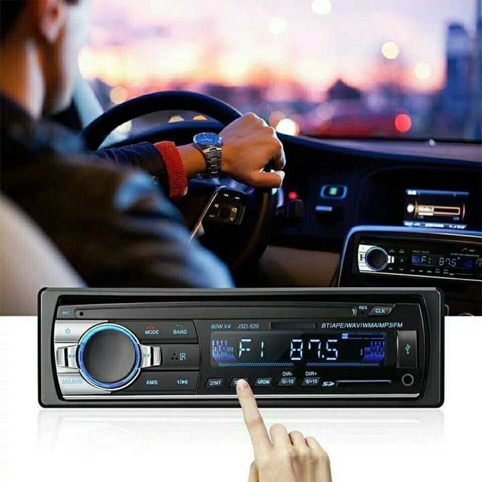 Автомагнитола JSD 520 1 din Bluetooth+USB+SD+AUX 4x60W