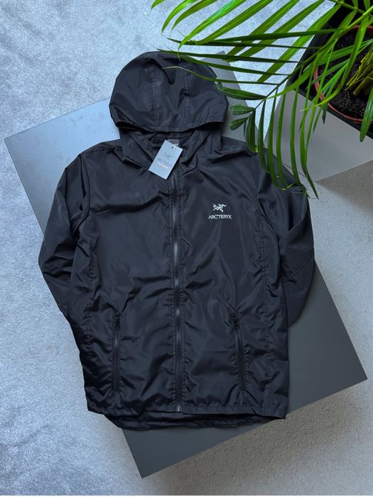 Вітрівка Arcteryx GORE-TEX- куртка осіння водонепроникна чорна гортекс