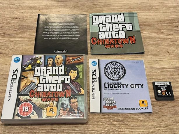GTA Grand Theft Auto Chinatown Wars (nds nintendo ds) с картой