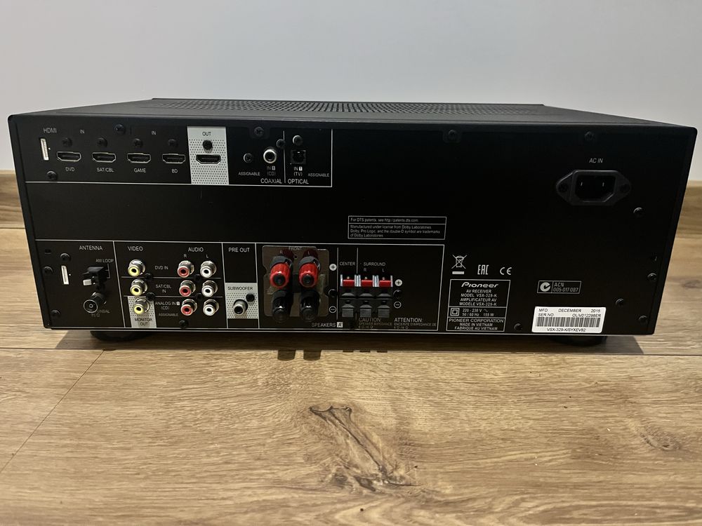 Pioneer amplituner VSX 329