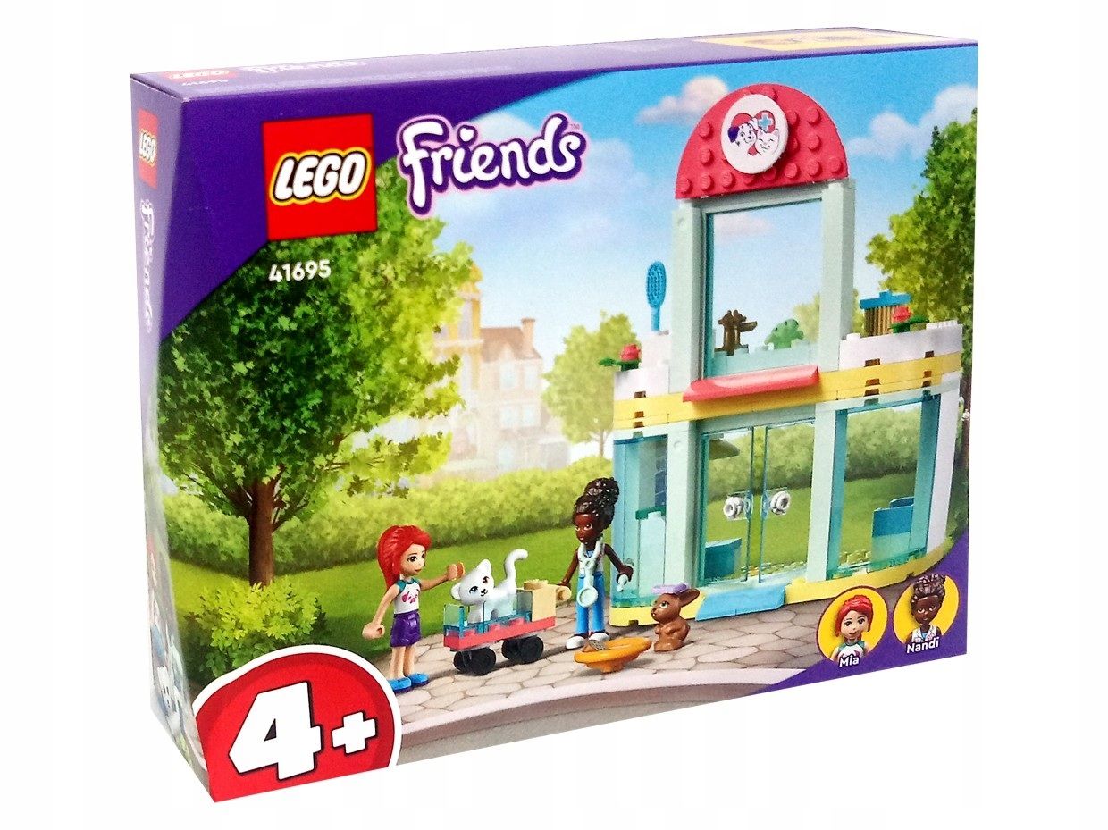 Klocki LEGO Friends Klinika dla zwierzątek 41695