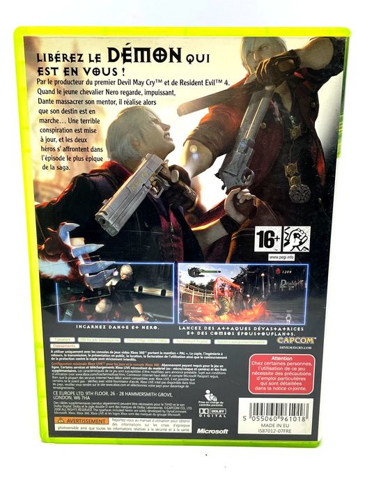 Devil May Cry 4 Xbox 360 Po Angielsku