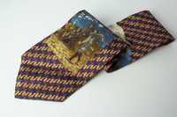 SKANDIA Tie Break jedwabny krawat casual vintage