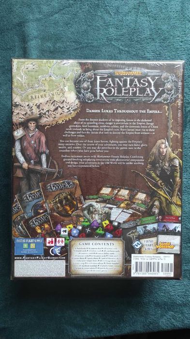 Warhammer Fantasy Role Play WFRP 3 edycja Core Set nowy UNIKAT