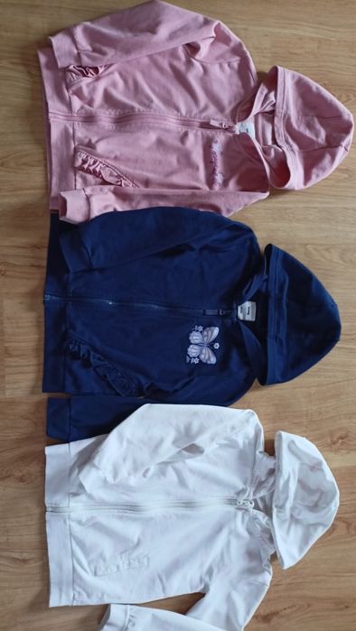 Bluzy dla dziewczynki 128 Sinsay zestaw komplet