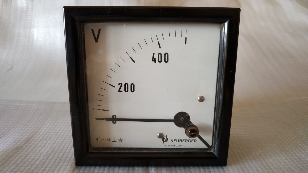 Voltímetro e Amperímetro - Vintage