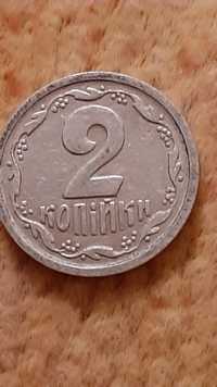 Монета 2 копійки 1993