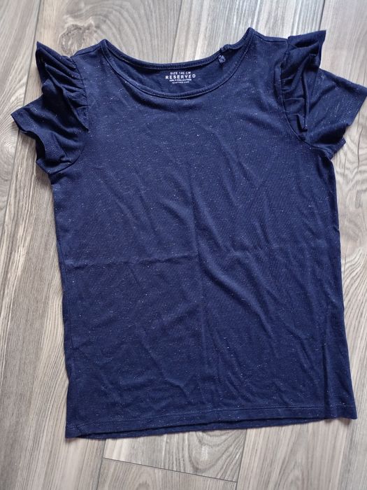 Bluzka T-shirt dziewczęca Reserved rozmiar 140