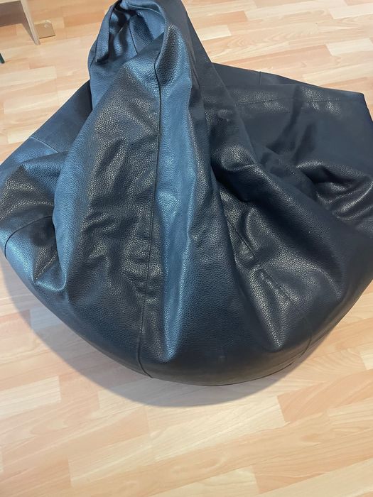 Puff couro sintetico