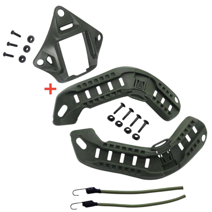 4 в 1 обвіс на шолом MICH Підвісна система подушки рельсове кріплення