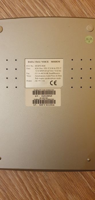 Голосовой внешний факс модем