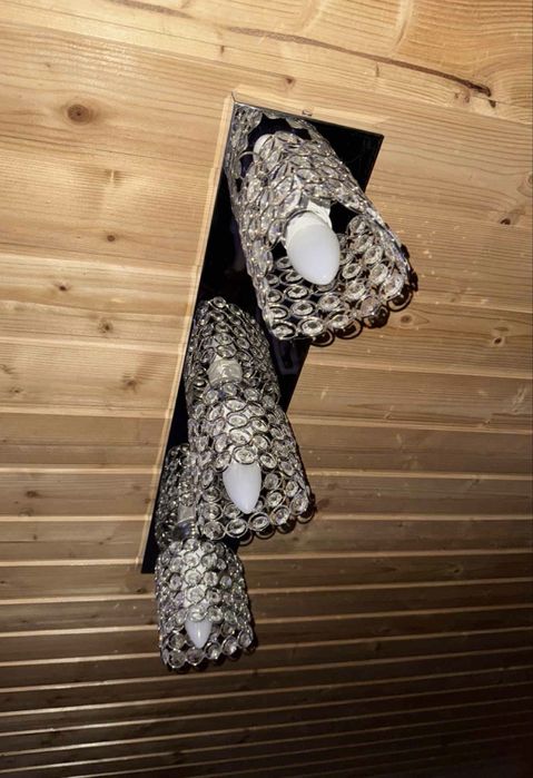 Світильник з камінчиками і бра 2 шт