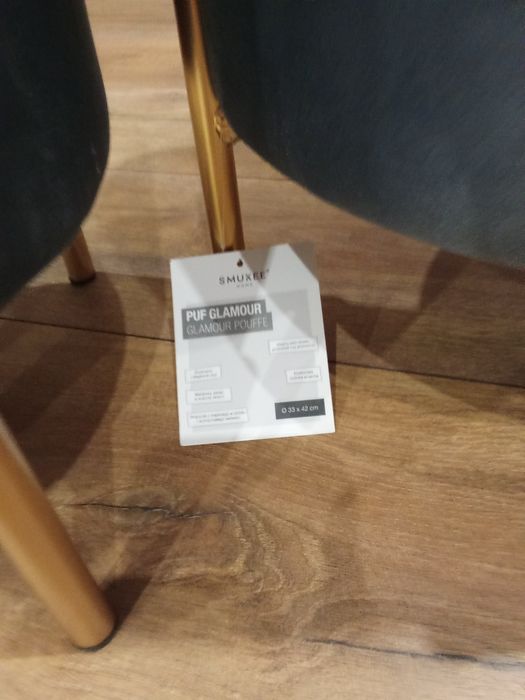 Pufy Glamour 2 sztuki