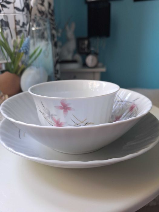 Zestaw salaterek porcelanowych sygnowanych Bavaria Porzellan 3 szt