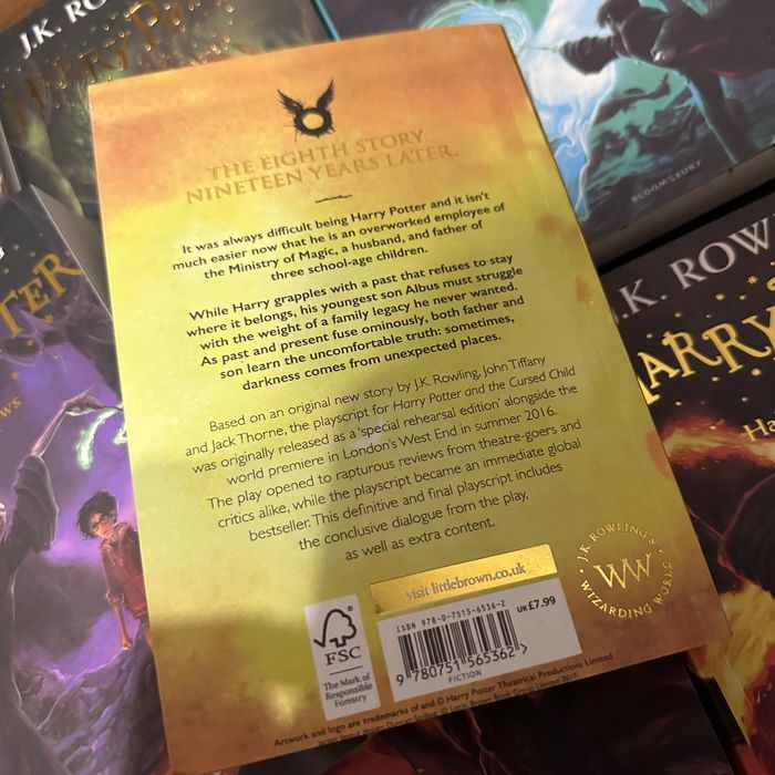 Комплект книг Гаррі Поттер англійською 8 книг ОРИГІНАЛ