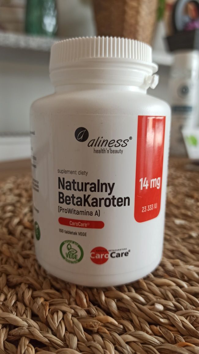 Naturalny BetaKaroten - 100 tabletek