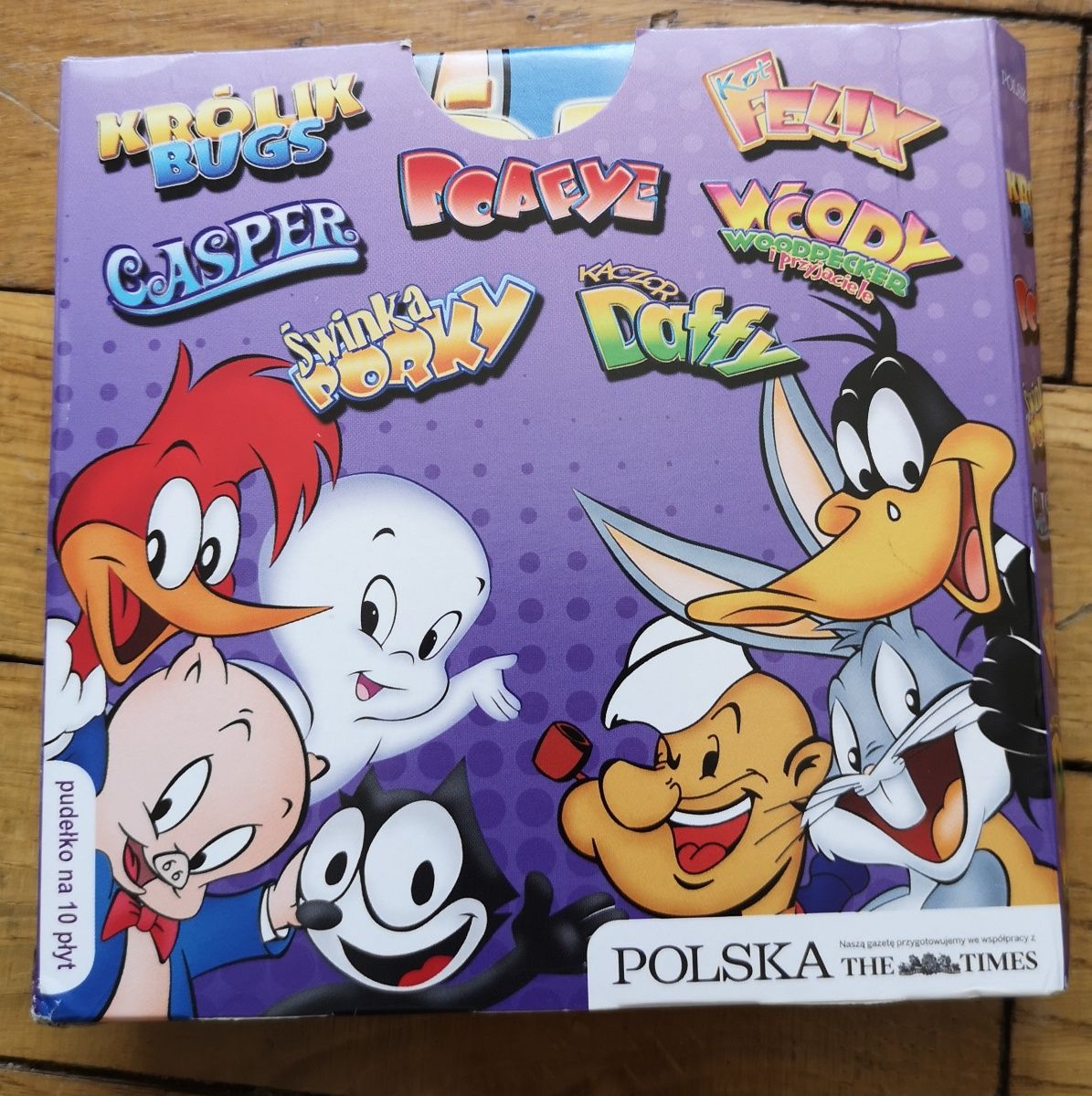 Zestaw 10 płyt z bajkami dla dzieci VCD