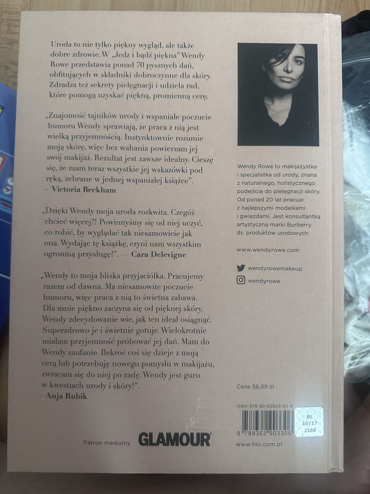 Ksiazka ,,Jedz i badz piekna”