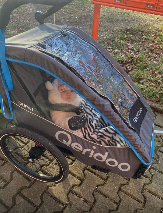 Przyczepka rowerowa Qeridoo Qupa 1 Blue
