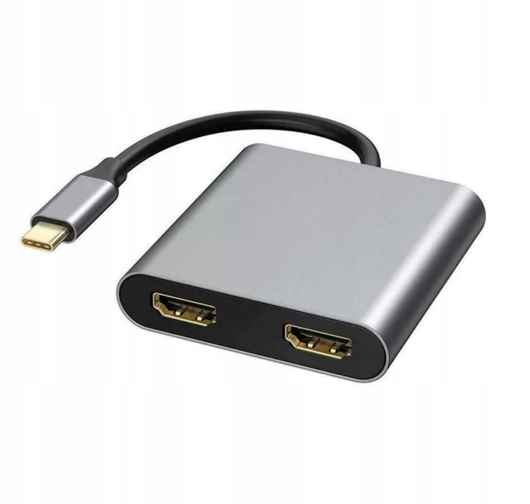 USB C na 2 monitory HDMI, USB3.0 i Power Delivery